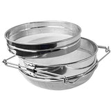 1 x RAW Customer Returns KEXMY Stainless Steel Honey Sieve Double Sieve for Beekeeping Beekeeping Tool Set of 5 - RRP €25.4