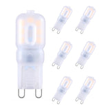 4 x RAW Customer Returns tkhetiana 3W G9 LED lamp warm white 3000K, 2.5W G9 LED light bulbs, energy-saving G9 small LED bulb, replacement for 25W 30W halogen lamp, AC220-240V, pack of 6 - RRP €43.96