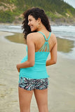 1 x RAW Customer Returns Maacie Tankini Set for Pregnant Women Trendy Comfortable Swimwear with Shorts - RRP €29.99