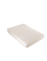 1 x RAW Customer Returns Vency Double Fitted Sheet 180x200 cm Beige Double Sheet in 100 Cotton 150g m  - RRP €24.9