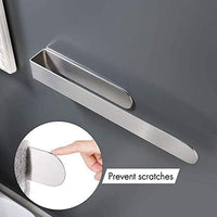 1 x RAW Customer Returns 2PACK Towel Rack, 14 inch Adhesive Towel Bar Stick on Towel Ring for Bathroom Wall Kitchen Stainless Steel Brushed Sliver - RRP €20.15