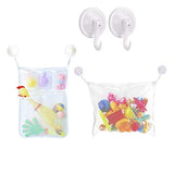 15 x Brand New JZK 2 x Mesh Bag Bath and Tub Toy Organizer Storage Bag with Multiple Pockets and 6 Suction Cups - RRP €178.2