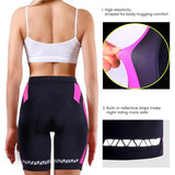 1 x RAW Customer Returns Sportneer Cycling Shorts Women Padded Quick-drying Cycling Shorts Women Short Elastic Cycling Shorts Women With Seat Pad 4D Cycling Shorts Short Sports Pants Women With Wider And Denser Padding - RRP €25.99