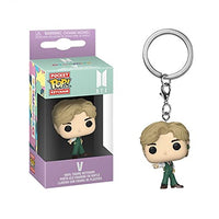 11 x Brand New Funko Pop Keychain BTS - Dynamite - V - Mini Collectible Vinyl Figure Novelty Keyring - Stocking Fillers - Gift Idea - Official Merchandising - Music Fans - Minifigure - RRP €84.59