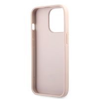 1 x RAW Customer Returns Guess GUHCP13L4GMGPI case for iPhone 13 Pro 13 6.1 pink 4G Big Metal Logo Red - RRP €28.8