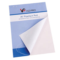 2 x RAW Customer Returns VIZ-PRO Standard Easel Pads A1 Flipchart Paper Pad, 841 x 594mm, 25 Sheets Pad - RRP €46.04