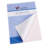 2 x RAW Customer Returns VIZ-PRO Standard Easel Pads A1 Flipchart Paper Pad, 841 x 594mm, 25 Sheets Pad - RRP €46.04