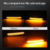 1 x RAW Customer Returns FEZZ LED indicators motorcycle E-approved universal LED indicators daytime running light motorcycle indicators motorcycle LED running light, amber 4 pieces  - RRP €19.99