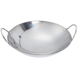 1 x RAW Customer Returns HEMOTON stainless steel wok pan cooking pot grill wok pan frying pan Chinese hot pot pot fire pot soup pot non-stick saucepan for induction cooker hob E gas stove - RRP €19.75