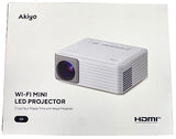 4 x RAW Customer Returns Mini projector with WiFi and Bluetooth - RRP €559.96