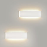 1 x RAW Customer Returns Mille Lucciole LED indoor wall light, pack of 2, wall lamp LED indoor modern wall light white up down light wall lighting 4500K neutral white stairwell lighting 18W IP44 hallway lamps for living room - RRP €42.29