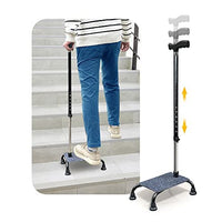 1 x RAW Customer Returns Stair climbing stick, half steps for stair lifters, seniors, elderly, stair cane, walking aids for stability, 4 prongs, adjustable canes, stair helper, assistive devices, mobility aid, - RRP €99.0