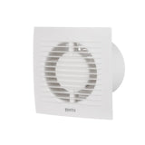 1 x RAW Customer Returns EUROPLAST 100mm bathroom fan with humidity sensor and timer Quiet fan - plastic - white - RRP €34.66