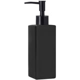 40 x RAW Customer Returns BIKALAN Black Soap Dispenser, Bibilan Glass Pump Bottle Dispenser, Frosted Hand Wash Dispenser, Dish Soap Lotion, Liquid Shampoo Bottles for Kitchen, Bathroom, Countertop, Laundry Room, Square - RRP €564.0