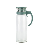 1 x Brand New RRMMAN Glass Water Bottle, Sports Water Bottle, Reusable Transparent BPA Free Water Bottle for Outdoor Hydration Cycling Climbing Hiking Mountaineering Gym Green  - RRP €20.4