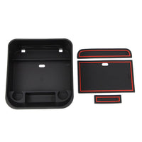 1 x RAW Customer Returns Dreamseek Center Console Organizer Tray Compatible with Land Rover Discovery 4 2010-2016 Interior Armrest Storage Box Glove Box Holder Tray - RRP €40.44