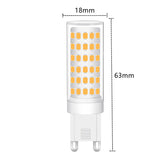 2 x RAW Customer Returns tkhetiana 9W G9 LED lamp warm white, G9 light bulb, 8W G9 LED bulb equivalent 70W, energy-saving G9 LED bulb corn bulb, replaces 65-75W G9 halogen lamp, AC 220-240V, 3 pack - RRP €22.18