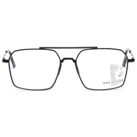 1 x RAW Customer Returns KOOSUFA Fashion Progressive Reading Glasses Men Progressive Multifocus Anti-Blue Light Spring Hinge Metal Pilot Frame Workplace Glasses Reading Aid Black, 1.5 - RRP €60.0