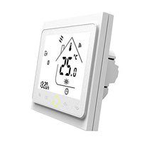 1 x RAW Customer Returns MOES Smart WLAN room thermostat for 5A water-bearing underfloor heating thermostat, WiFi temperature controller, 2.4GHz WiFi neutral wire required, compatible with Smart Life Tuya APP, Alexa and Google - RRP €49.99