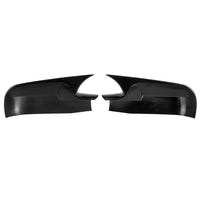 1 x RAW Customer Returns MACHSWON Left and Right Rearview Mirror Covers, 1 Pair ABS Rearview Mirror Covers, Compatible with Re-na-ult Megane 2 MK2 2002-2009, Glossy Black - RRP €37.18