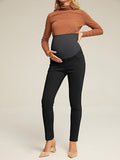 1 x RAW Customer Returns Maacie Maternity Work Pants Pregnancy Work Pants Stretch Comfort Pants Black L - RRP €34.99