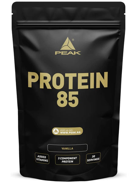 1 x RAW Customer Returns PEAK Protein 85-900g flavor vanilla I 30 servings I powder I multi-component protein I protein source soy protein, casein, wheat protein I vitamin supplement - RRP €25.27