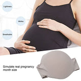 1 x RAW Customer Returns Fake Pregnancy Belly, Memory Foam Lightweight Breathable Simulation Fake Belly M Adhesive Remover - RRP €62.37