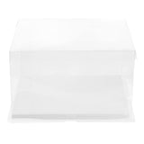 6 x Brand New DOITOOL 1Pc 10 inch Transparent Plastic Birthday Cake Box Cake Container Box Dessert Storage Box Transparent  - RRP €70.44