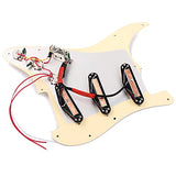 1 x RAW Customer Returns Alnicov Electric Guitar SSS Pickup Set Pre-Wired, 3-Ply Pickup Instrument Accessories Single Coil - RRP €47.96