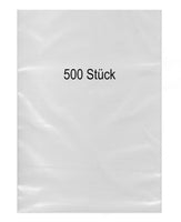 1 x RAW Customer Returns Pack of 500 PE bags 400 x 500 x 0.050 mm 50 m open on one side, poly bag, plastic bag, foil bag, impulse bag, flat bag, plastic bag, transparent bag - RRP €75.55