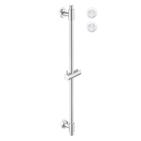 1 x RAW Customer Returns KES shower rod without drilling, shower rod brushed stainless steel with shower head holder wall rod shower shower head holder 78CM, F209S78DF-BS - RRP €44.38