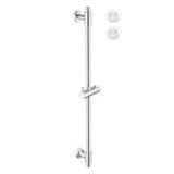 1 x RAW Customer Returns KES shower rail without drilling, shower rail brushed stainless steel with shower head holder, wall rail shower shower head holder 78CM, F209S78DF-BS - RRP €44.47