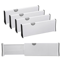 1 x RAW Customer Returns YFZYT Drawer Dividers - Adjustable Drawer Dividers, 28-44cm Drawer Dividers Separation System Organizer for Kitchen Dresser Bathroom Bedroom Drawer - RRP €22.8