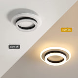 1 x RAW Customer Returns Led ceiling lamp 24W, modern design led ceiling light round 20CM, 3000K ceiling lamp acrylic, ceiling lighting led suitable for bedroom, kitchen, living room, dining room, study, corridor - RRP €34.98