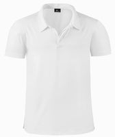 2 x Brand New geeksport Polo Shirts Men Short Sleeve Tennis Slim Fit Golf Polo Shirt Men Sport Quick-drying Breathable Polo Shirt Summer Outdoor Golf T-Shirt 170-White-3XL  - RRP €66.52