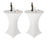 1 x RAW Customer Returns pieces stretch bar table cover standing tablecloth 80 x 110cm elastic tablecloths for bar counter, round table wedding, birthday party - RRP €24.99