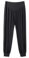 1 x RAW Customer Returns Cegerne Harem Pants Women Yoga Pilates Pants Super Soft Stretch Lightweight Bloomers, Black, S - RRP €22.18