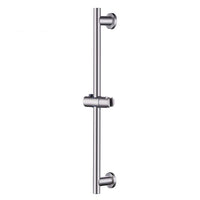 1 x RAW Customer Returns KES shower rod shower rod stainless steel SUS304 wall rod shower with shower head holder shower head rod shower holder brushed, F204-BS - RRP €40.33