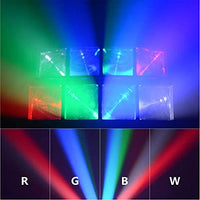 1 x RAW Customer Returns BETOPPER Moving Head Stage Light, Disco Light DJ Light 8x3W RGBW 4 in 1 LED Light Effect, Mini Party Light Stage Lights with DMX512 Voice Mode for Bar Party Club Oktoberfest Christmas 2 Pack  - RRP €169.99