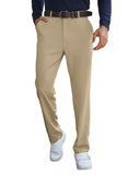 1 x Brand New JMIERR Golf Trousers Men s Cotton Chino Trousers Slim Fit Stretch Trousers with 5 Pockets Long Sports Pants Casual Trousers Beige XL - RRP €18.13