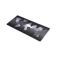 1 x Brand New Gaming Mouse Pad XL Large 800x300x2mm Desk Pad Wipeable Non-Slip Mat Multifunctional Office Mousepad Black World Map - RRP €12.97