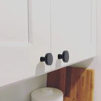 1 x RAW Customer Returns goldenwarm 10 pieces furniture knobs black doorknob stainless steel drawer knobs furniture knobs black cabinet knobs vintage kitchen handles black doorknob vintage - RRP €19.99