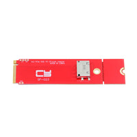 1 x RAW Customer Returns cablecc PCI-E 3.0 M.2 M-Key to Oculink SFF-8612 SFF-8611 Host Adapter for PCIe Nvme SSD 2260, Red SFF-8611 to NVME - RRP €27.25