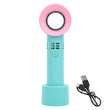 1 x RAW Customer Returns Hsthe Sea Portable Fan Mini Portable Fan USB Rechargeable Eyelash Dryer Bladeless Air Conditioning for Essential Eyelash Extension Green  - RRP €22.8