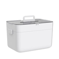 1 x RAW Customer Returns Storage boxes with lids, medicine box, medicine cabinet box, portable plastic first aid box, storage of large medicine cabinets, medicine case, double layer storage case for home - RRP €30.24