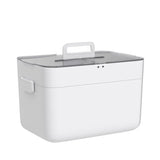 1 x RAW Customer Returns Storage boxes with lids, medicine box, medicine cabinet box, portable plastic first aid box, storage of large medicine cabinets, medicine case, double layer storage case for home - RRP €30.24