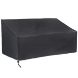 1 x RAW Customer Returns Uranbee Protective Cover for Garden Bench 3 Seater Bench Cover Waterproof Oxford Fabric Breathable Garden Furniture Bench Cover - RRP €18.14