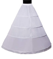 2 x RAW Customer Returns Hoseirty Women s 4 Hoops Petticoats A-Line Floor Length Underskirt Crinoline for Wedding Ball Gown White, white, One Size - RRP €48.58