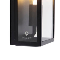 1 x RAW Customer Returns Qazqa - Modern Industrial I Vintage I Outdoor wall lamp black IP44 with glass - Rotterdam I Outdoor lighting - Stainless steel rectangular - LED suitable E27 - RRP €26.17