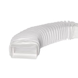 1 x RAW Customer Returns 220x55mm Flex flat duct with connector, flexible hose for ventilation systems, steam extraction - RRP €23.05